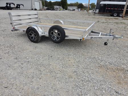 New 2027 Load Trail 77X12 SINGLE 3.5K ALUMINUM UTILITY W/BI-FOLD GATE & SPARE