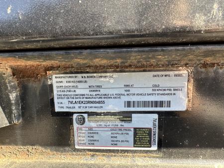 Used 2024 M B Companies 24' Equipment Trailer