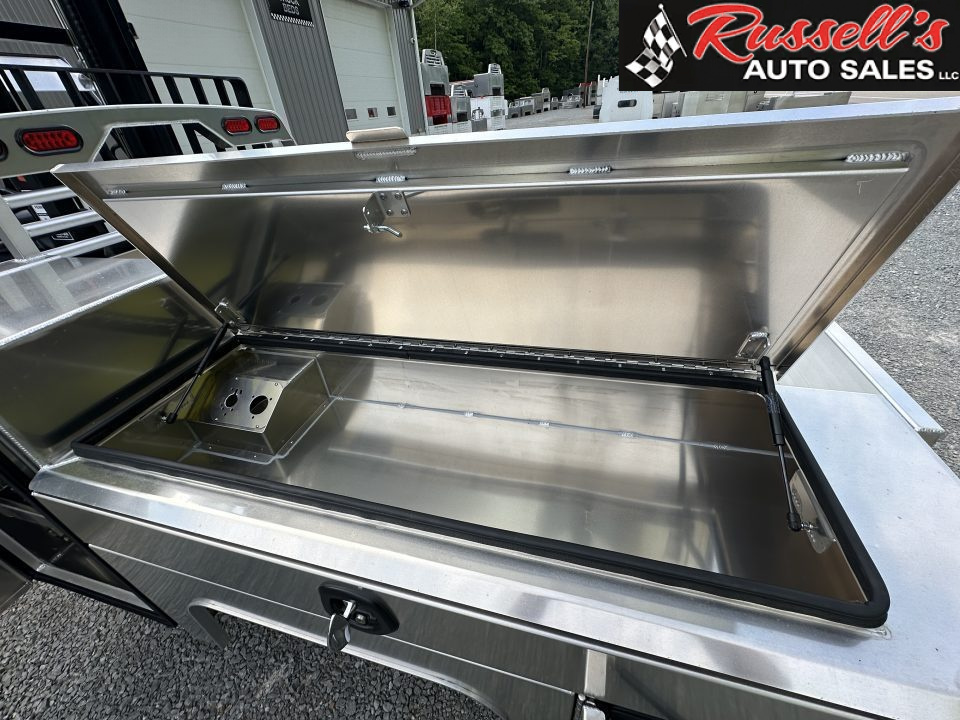 New Martin Truck Bodies Aluminum Gooseneck Service Body DRW 8' SMOOTH APPEARANCE Gooseneck Bodies