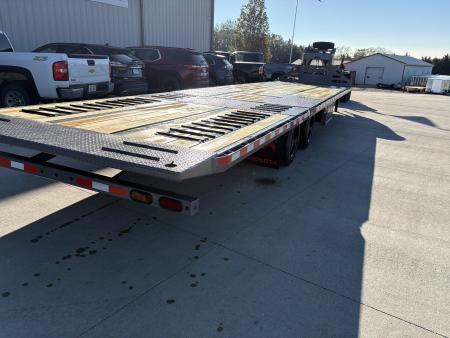 New 2027 Midsota FBHB3612-259G Hydraulic Tail Goosneck Deckover Trailer