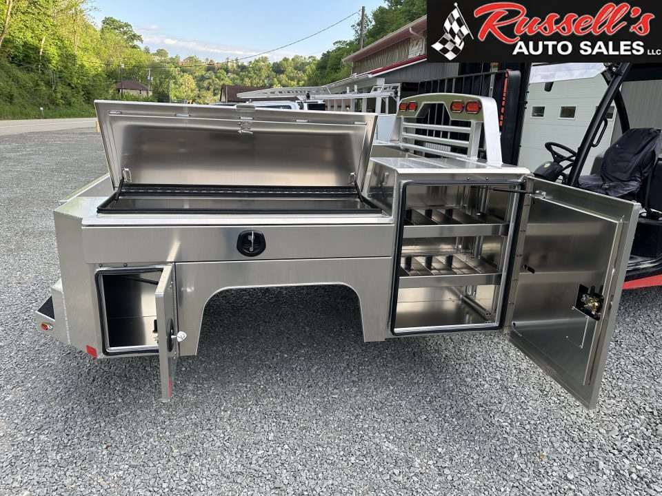 New Martin Truck Bodies Aluminum Gooseneck Service Body DRW 8' SMOOTH APPEARANCE Gooseneck Bodies