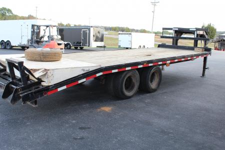 Consignment 2003 Albright Trailer GOOSENECK Equipment Trailer