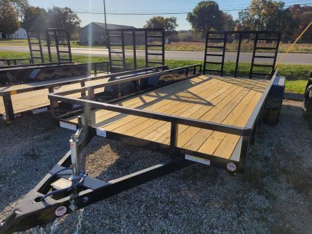 New 2027 Sure-Trac 7x18 Tube Top Utility 7K Trailer