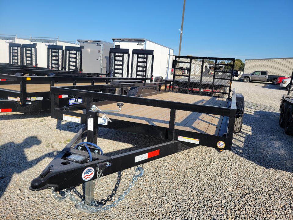 New 2027 Sure-Trac 7x18 Tube Top 10K Utility Trailer