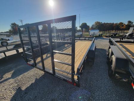 New 2027 Sure-Trac 7x18 Tube Top 10K Utility Trailer