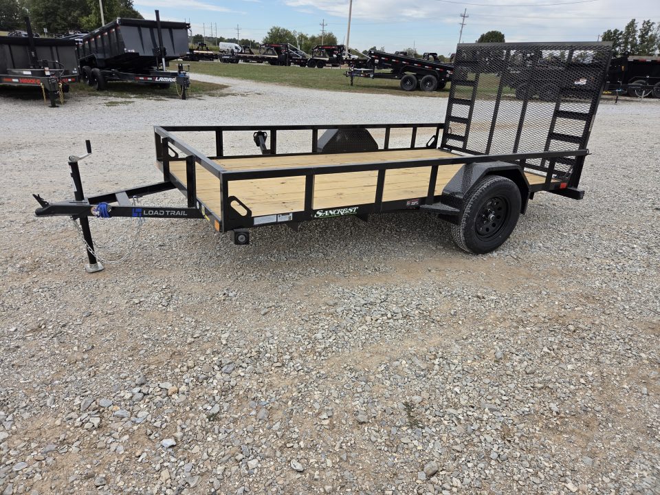 New 2027 Load Trail 77X12 SINGLE 3.5K TUBE TOP UTILITY W/4' SPRING GATE