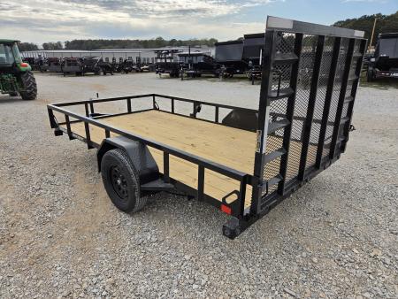 New 2027 Load Trail 77X12 SINGLE 3.5K TUBE TOP UTILITY W/4' SPRING GATE