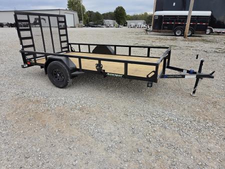 New 2027 Load Trail 77X12 SINGLE 3.5K TUBE TOP UTILITY W/4' SPRING GATE