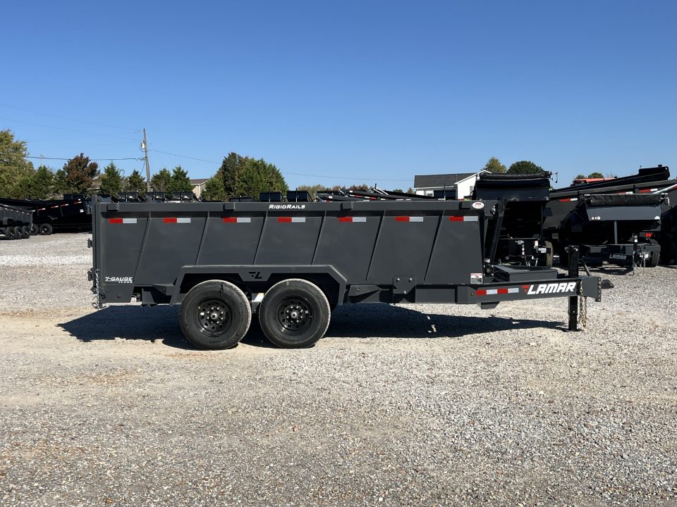 New 2027 Lamar Dump Trailer | 83" x 14' | 14K GVWR