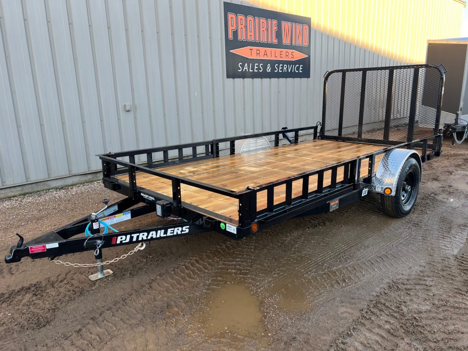 New 2027 PJ Trailers 14' ATV Utility U8 5K Axle Utility Trailer