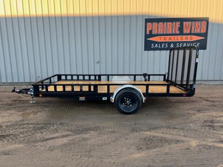 New 2027 PJ Trailers 14' ATV Utility U8 5K Axle Utility Trailer