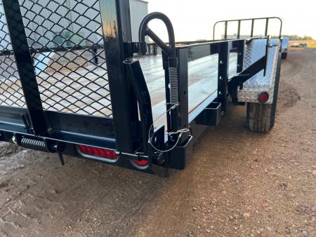 New 2027 PJ Trailers 14' ATV Utility U8 5K Axle Utility Trailer
