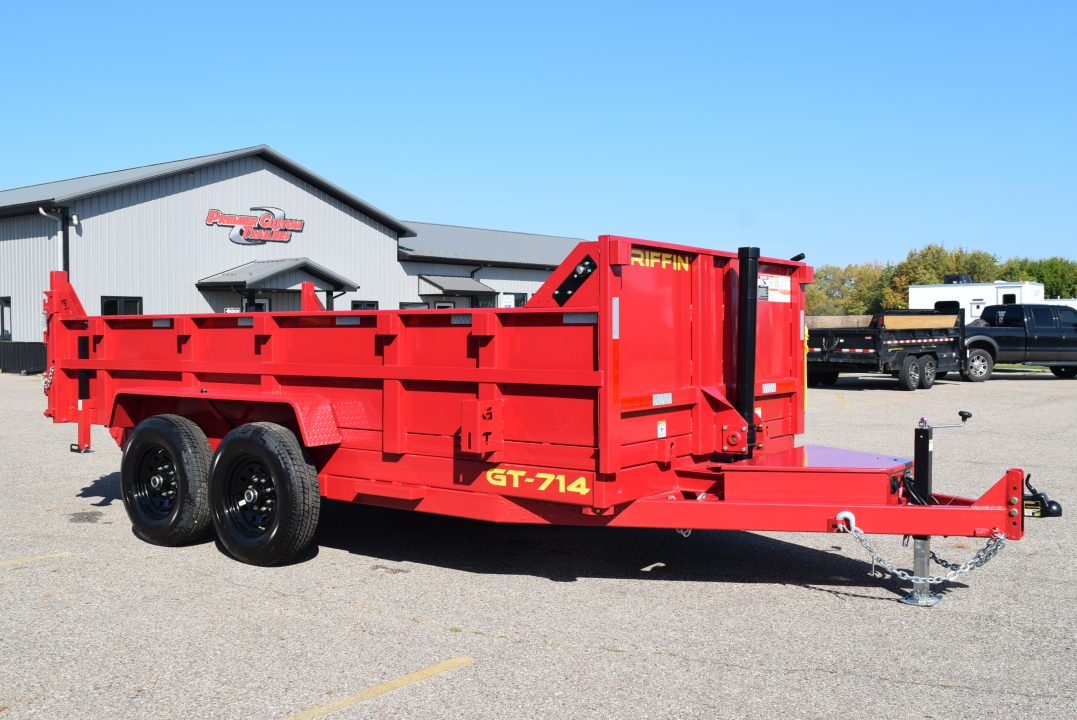New 2027 Griffin Trailers 7x14 14K Telescoping Cylinder Dump Trailer