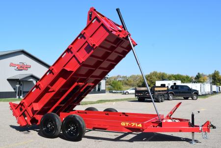 New 2027 Griffin Trailers 7x14 14K Telescoping Cylinder Dump Trailer