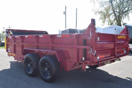 New 2027 Griffin Trailers 7x14 14K Telescoping Cylinder Dump Trailer