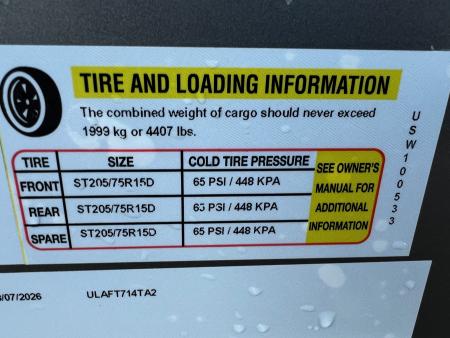 New 2027 US Cargo 7.5 x 14 UTV Enclosed Trailer Cargo / Enclosed Trailer