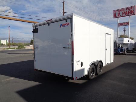 New 2027 Pace American * Out Back DLX * 8.5x16 Tandem Axle 10k Enclosed Car Hauler