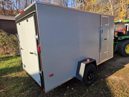 New 2027 Covered Wagon Trailers 6x12 enclosed cargo trailer rear ramp Cargo / Enclosed Trailer
