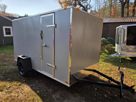New 2027 Covered Wagon Trailers 6x12 enclosed cargo trailer rear ramp Cargo / Enclosed Trailer