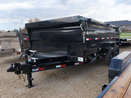 New 2027 Iron Bull DTB 83' x 16' Dump Trailer with 36  Sides, 14,999lb. GVWR, Scissors TH-520 Hoist