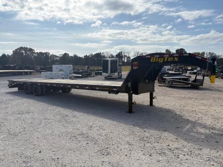 Used 2026 Big Tex 25GN 102X35 TANDEM 25.9K TANDEM DUAL FLATBED W / MAX RAMPS