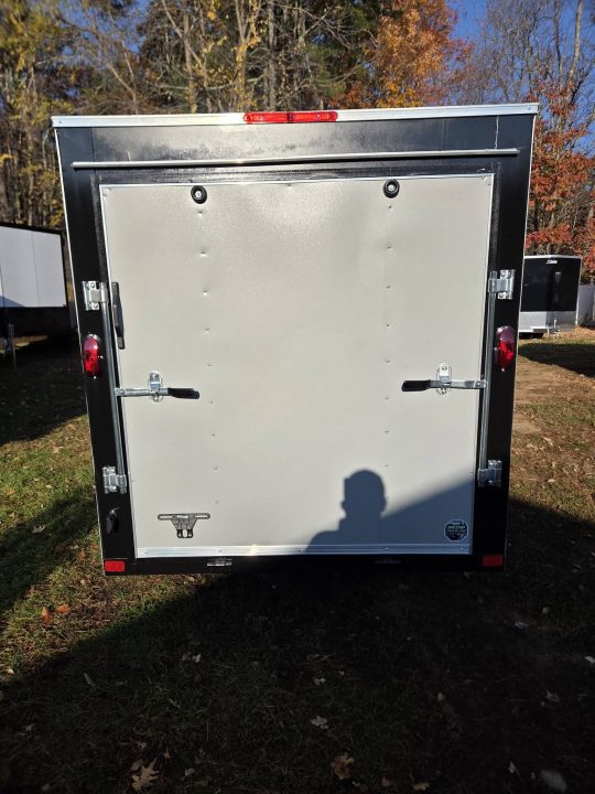 New 2027 Covered Wagon Trailers 6x12 enclosed cargo trailer rear ramp silver Cargo / Enclosed Trailer