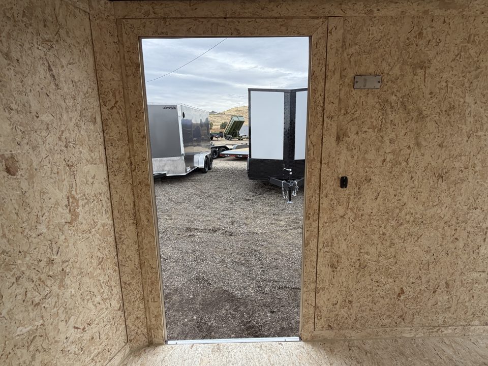 New 2027 Compass 6X12 3K Cargo Trailer with Rear Ramp Door