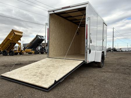 New 2027 Compass 6X12 3K Cargo Trailer with Rear Ramp Door