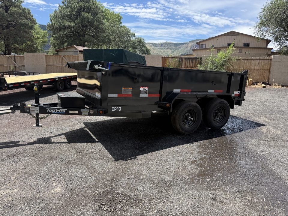 New 2027 Top Hat Trailers 12X77" DP10 Dump Trailer