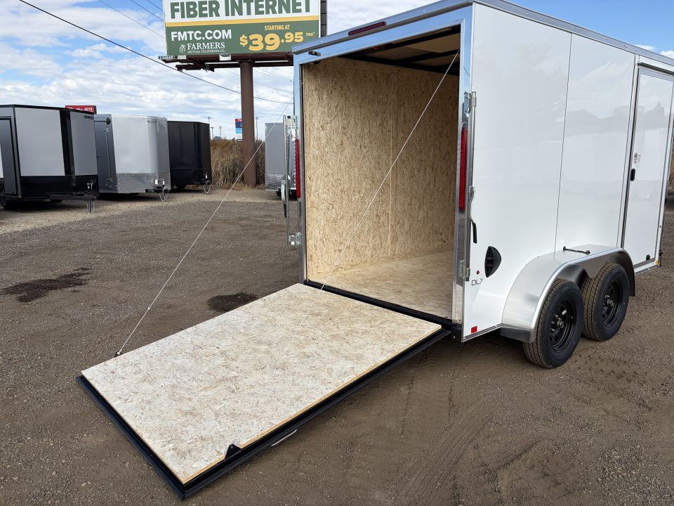 New 2027 Compass 6X12 7K Cargo Trailer with Rear Ramp Door