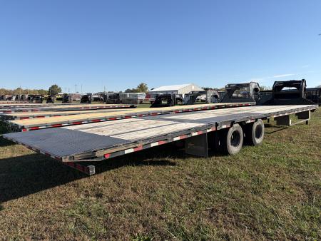 Used 2023 PJ Trailers PJ GN HYDOTAIL 102X36 Flatbed Trailer