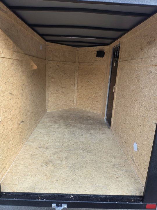 New 2027 Covered Wagon Trailers 5x8 cargo trailer with barn doors 5,6 height Cargo / Enclosed Trailer