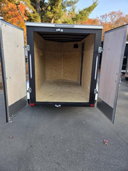 New 2027 Covered Wagon Trailers 5x8 cargo trailer with barn doors 5,6 height Cargo / Enclosed Trailer