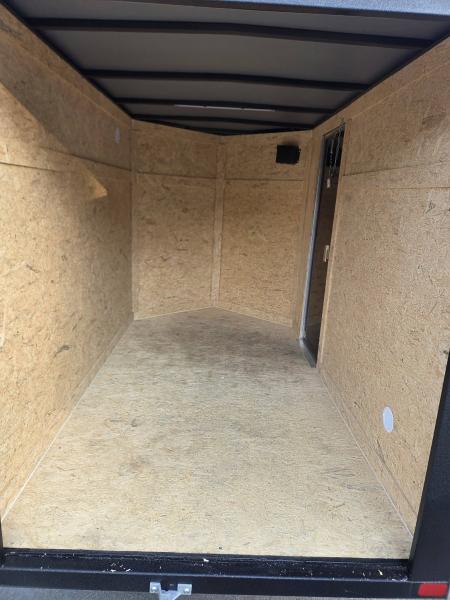 New 2027 Covered Wagon Trailers 5x8 cargo trailer with barn doors 5,6 height Cargo / Enclosed Trailer