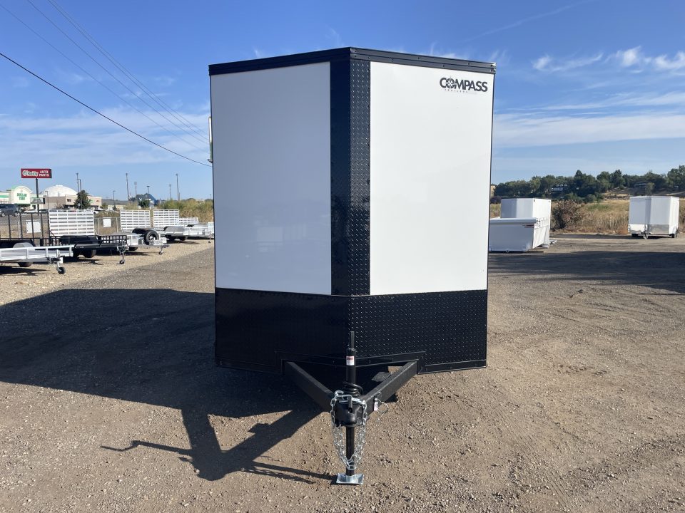 New 2027 Compass 7X16 7K Cargo Trailer with Rear Ramp Door