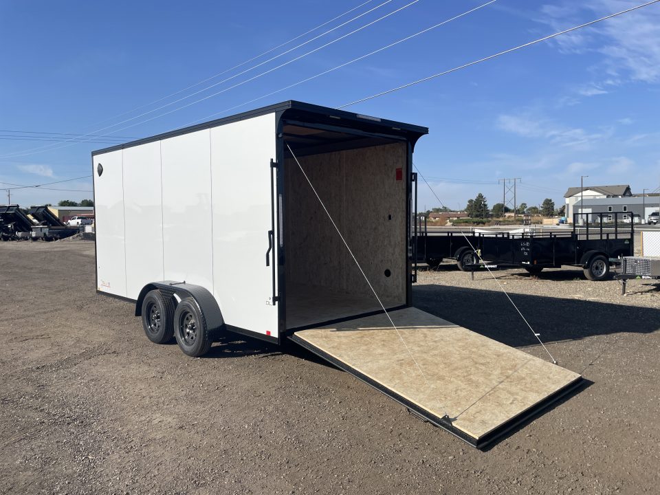 New 2027 Compass 7X16 7K Cargo Trailer with Rear Ramp Door