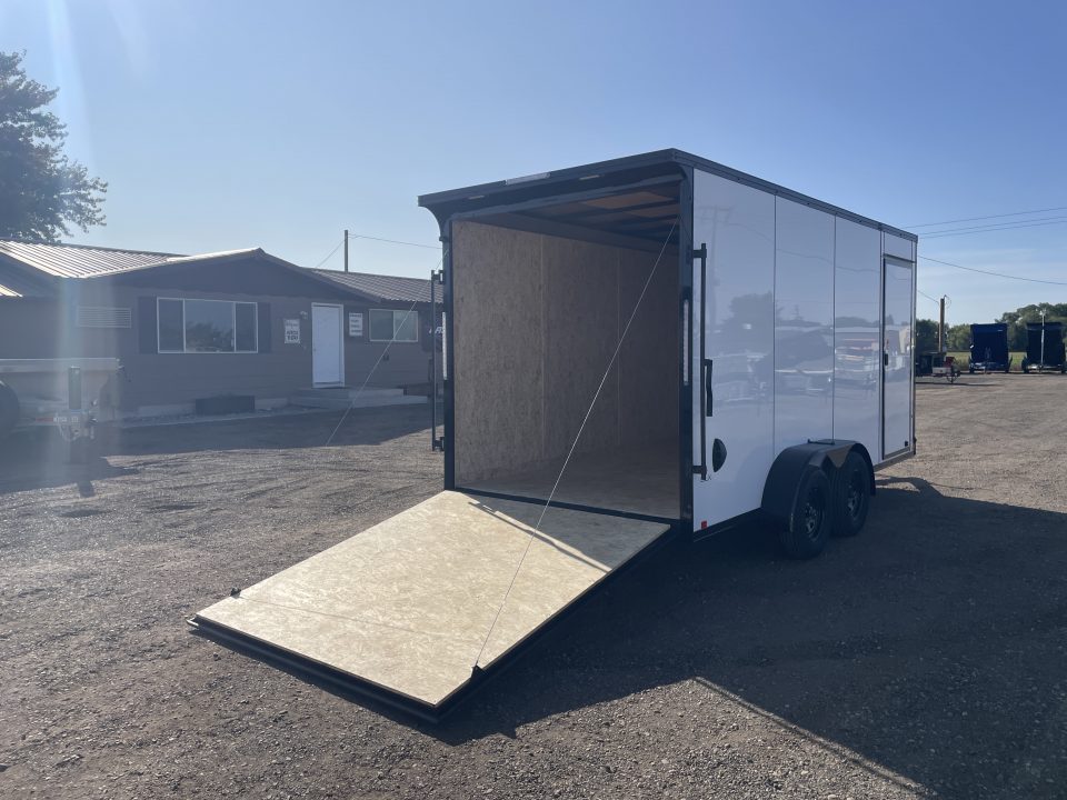 New 2027 Compass 7X16 7K Cargo Trailer with Rear Ramp Door