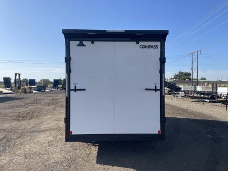 New 2027 Compass 7X16 7K Cargo Trailer with Rear Ramp Door