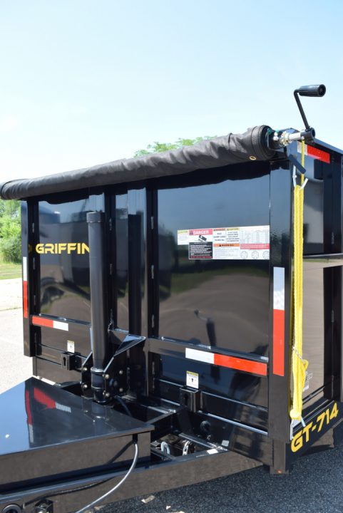 New 2027 Griffin Trailers 7x14 14K High Wall 48" Sides and Telescoping Cylinder Dump Trailer