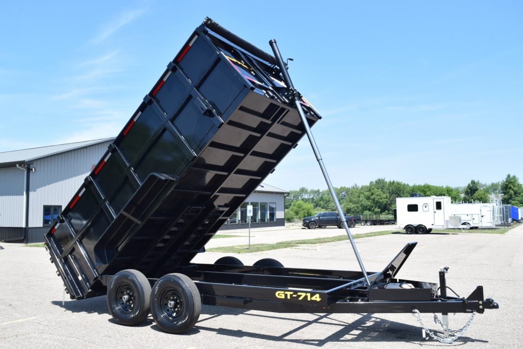 New 2027 Griffin Trailers 7x14 14K High Wall 48" Sides and Telescoping Cylinder Dump Trailer