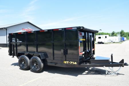 New 2027 Griffin Trailers 7x14 14K High Wall 48" Sides and Telescoping Cylinder Dump Trailer