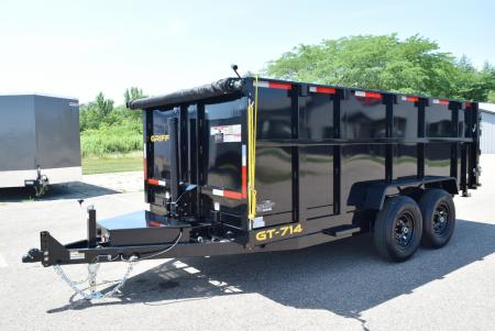New 2027 Griffin Trailers 7x14 14K High Wall 48" Sides and Telescoping Cylinder Dump Trailer