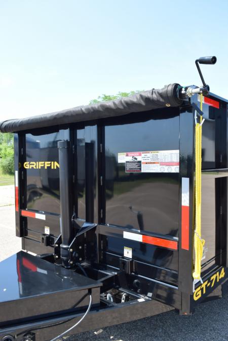 New 2027 Griffin Trailers 7x14 14K High Wall 48" Sides and Telescoping Cylinder Dump Trailer