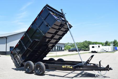New 2027 Griffin Trailers 7x14 14K High Wall 48  Sides and Telescoping Cylinder Dump Trailer