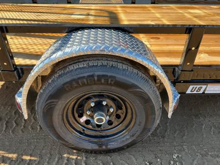 New 2027 PJ Trailers 14' ATV Utility U8 5K Axle Utility Trailer
