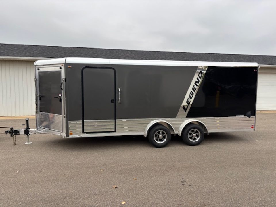 New 2027 Legend Trailers 8x24 Deluxe Snow Snowmobile Trailer