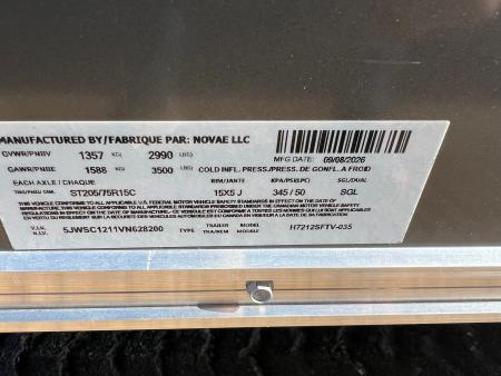 New 2027 H&H Trailers 6 x 12 Enclosed Cargo / Enclosed Trailer