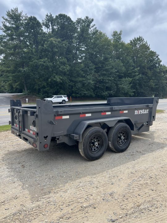 New 2027 Norstar DCB Series / 72" X 12' / 2-5,200# Electric Brake Axles / Scissor Hoist / Barn Door Rear Gates / Ramps