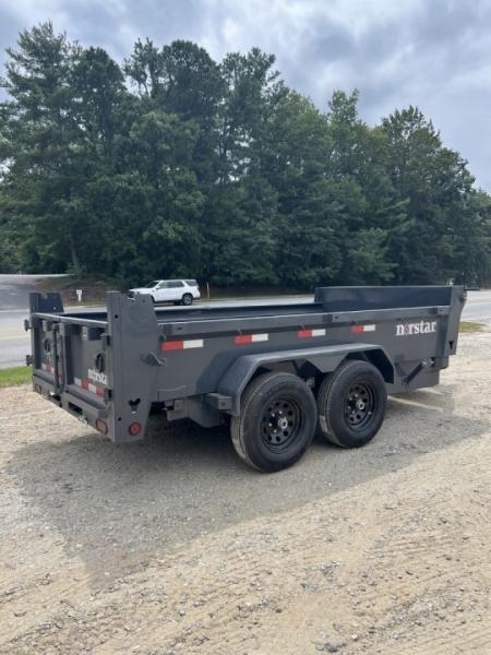 New 2027 Norstar DCB Series / 72" X 12' / 2-5,200# Electric Brake Axles / Scissor Hoist / Barn Door Rear Gates / Ramps