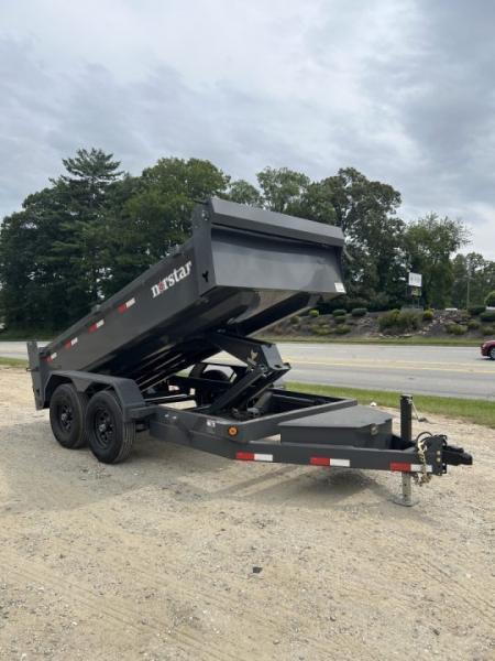 New 2027 Norstar DCB Series / 72" X 12' / 2-5,200# Electric Brake Axles / Scissor Hoist / Barn Door Rear Gates / Ramps